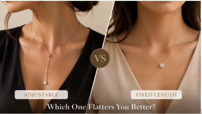 Adjustable Diamond Necklace vs Fixed Length